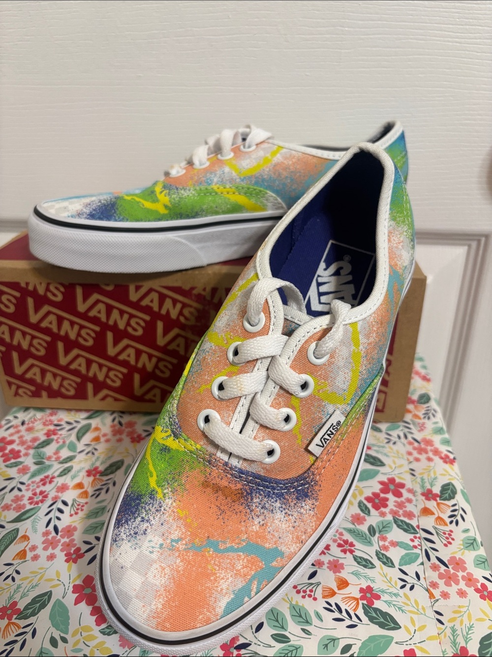 Vans Retro Multicolor Canvas Low-Top Sneaker